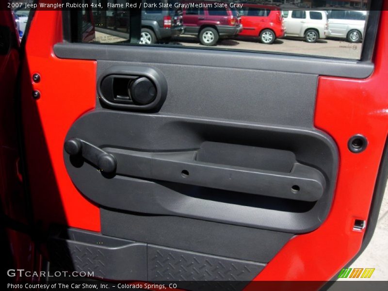 Flame Red / Dark Slate Gray/Medium Slate Gray 2007 Jeep Wrangler Rubicon 4x4