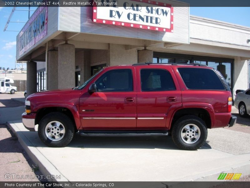 Redfire Metallic / Tan/Neutral 2002 Chevrolet Tahoe LT 4x4