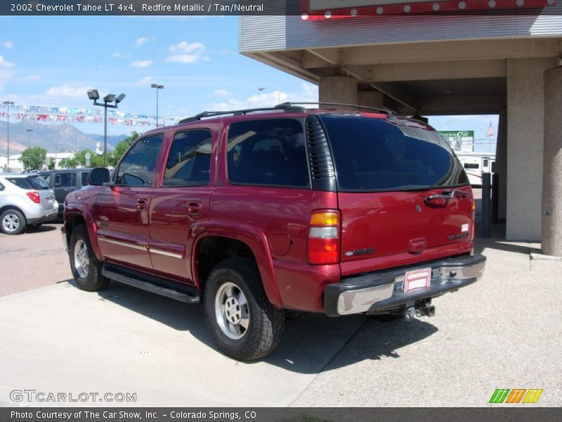 Redfire Metallic / Tan/Neutral 2002 Chevrolet Tahoe LT 4x4