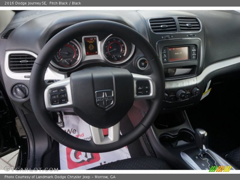 Pitch Black / Black 2016 Dodge Journey SE