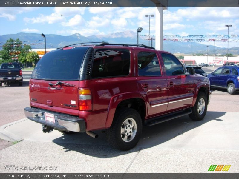 Redfire Metallic / Tan/Neutral 2002 Chevrolet Tahoe LT 4x4