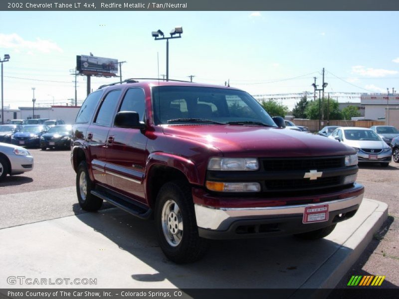 Redfire Metallic / Tan/Neutral 2002 Chevrolet Tahoe LT 4x4