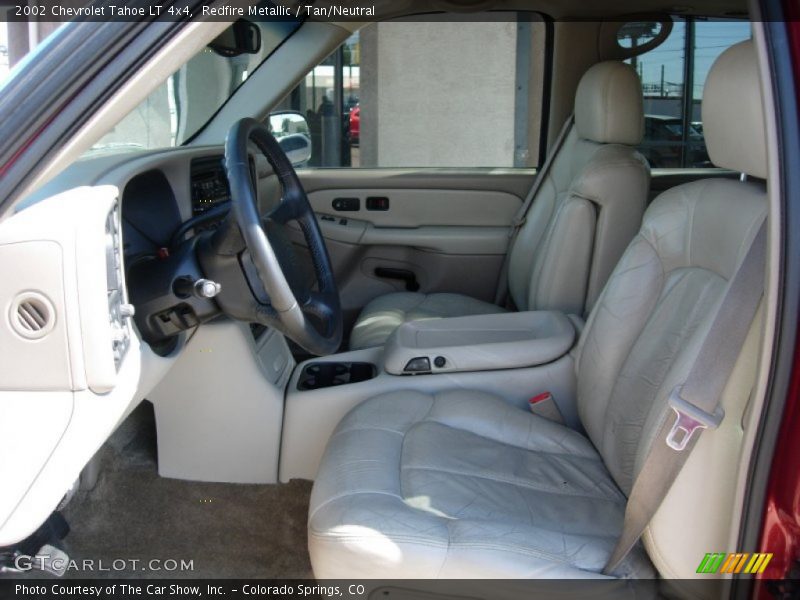 Redfire Metallic / Tan/Neutral 2002 Chevrolet Tahoe LT 4x4