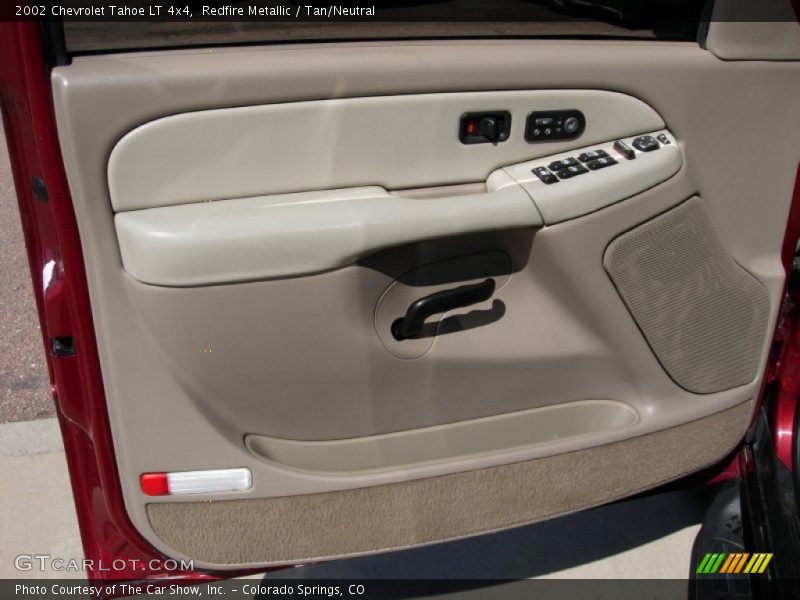 Redfire Metallic / Tan/Neutral 2002 Chevrolet Tahoe LT 4x4