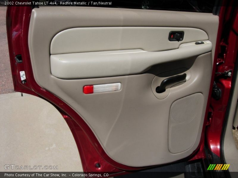 Redfire Metallic / Tan/Neutral 2002 Chevrolet Tahoe LT 4x4