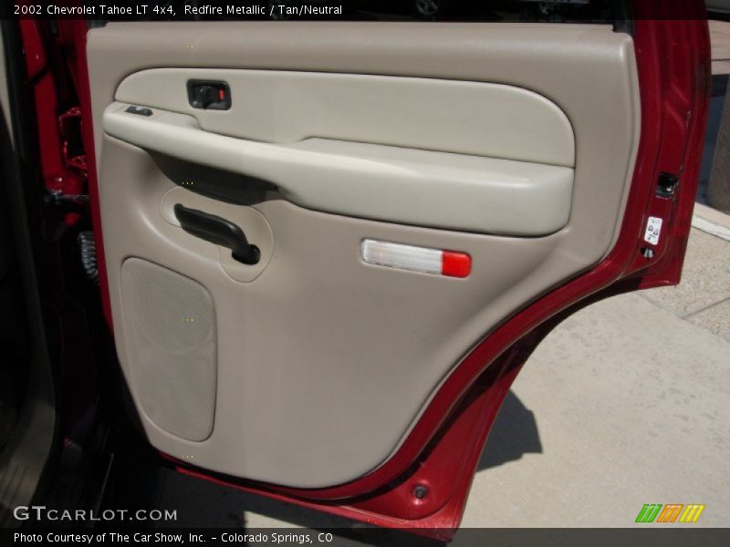 Redfire Metallic / Tan/Neutral 2002 Chevrolet Tahoe LT 4x4