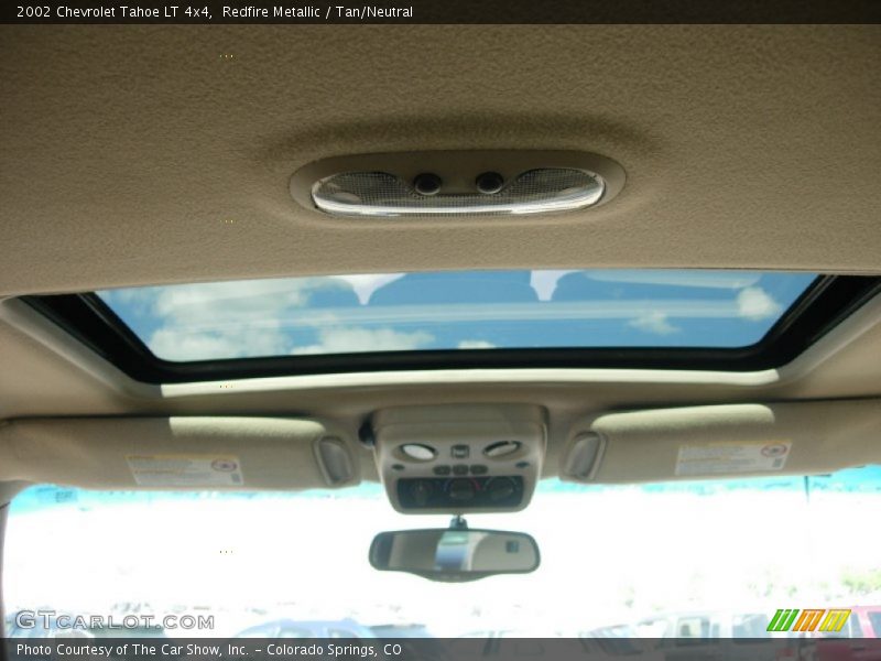 Redfire Metallic / Tan/Neutral 2002 Chevrolet Tahoe LT 4x4