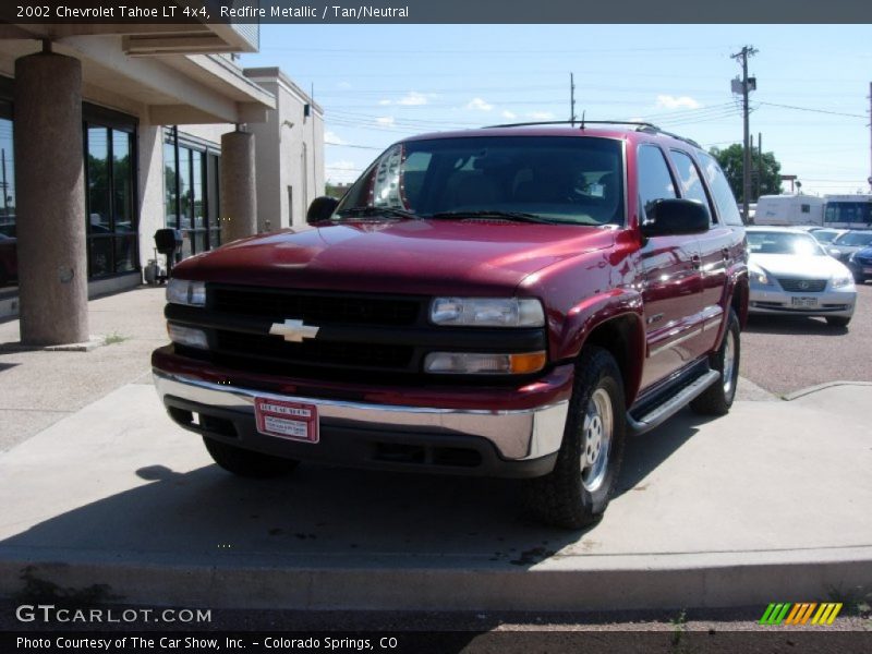 Redfire Metallic / Tan/Neutral 2002 Chevrolet Tahoe LT 4x4