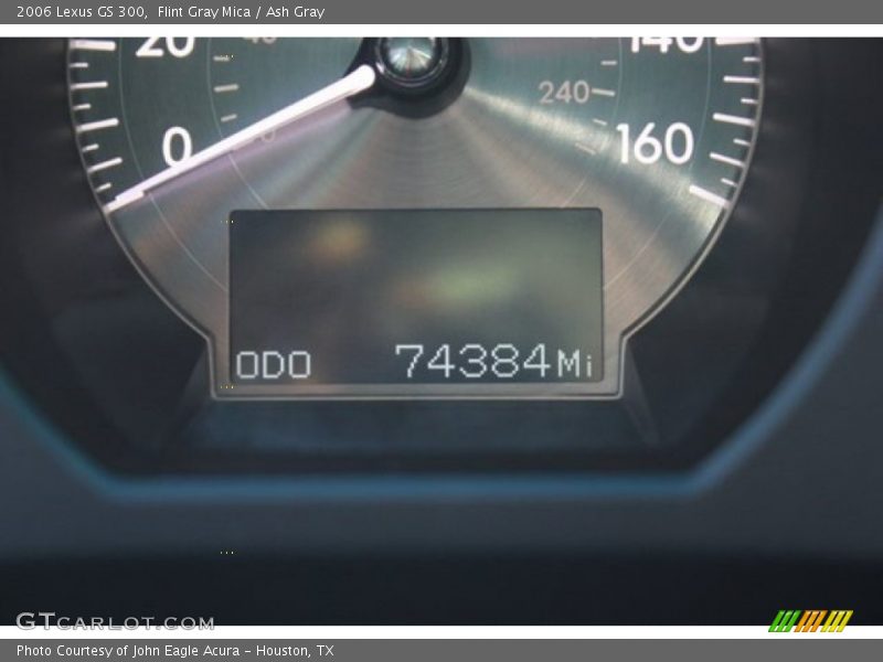 Flint Gray Mica / Ash Gray 2006 Lexus GS 300