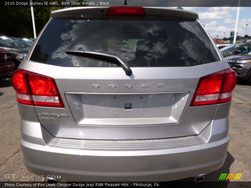 Billet Silver Metallic / Black 2016 Dodge Journey SE AWD