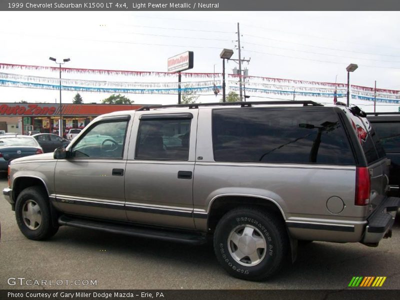 Light Pewter Metallic / Neutral 1999 Chevrolet Suburban K1500 LT 4x4