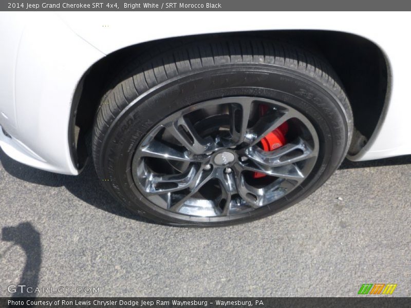 Bright White / SRT Morocco Black 2014 Jeep Grand Cherokee SRT 4x4