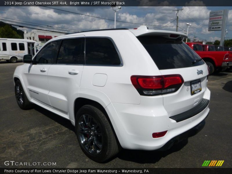 Bright White / SRT Morocco Black 2014 Jeep Grand Cherokee SRT 4x4