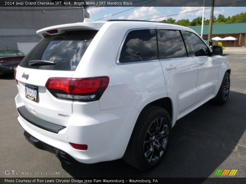 Bright White / SRT Morocco Black 2014 Jeep Grand Cherokee SRT 4x4