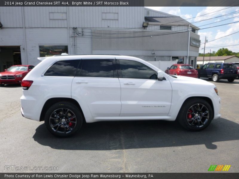 Bright White / SRT Morocco Black 2014 Jeep Grand Cherokee SRT 4x4