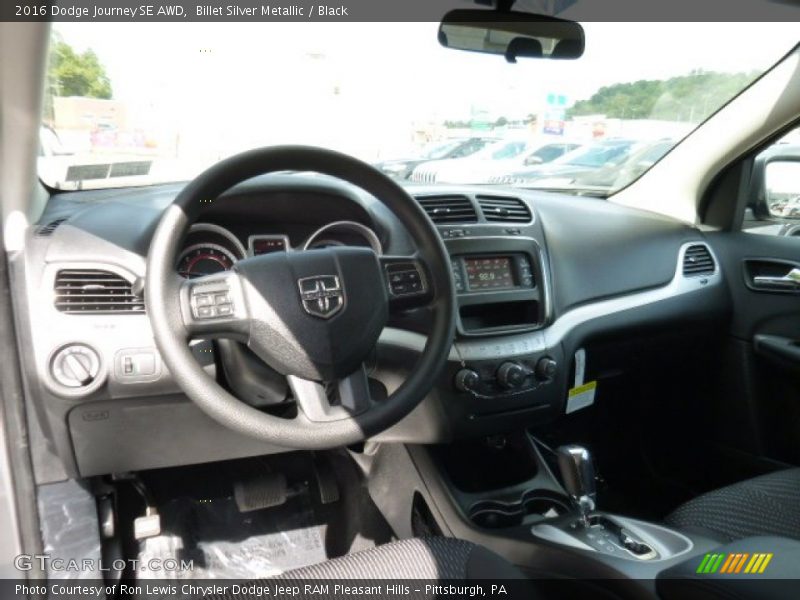 Billet Silver Metallic / Black 2016 Dodge Journey SE AWD
