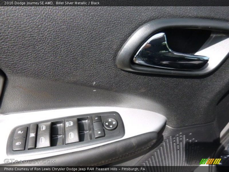 Billet Silver Metallic / Black 2016 Dodge Journey SE AWD