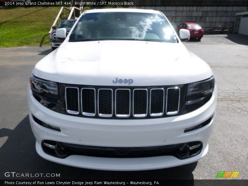 Bright White / SRT Morocco Black 2014 Jeep Grand Cherokee SRT 4x4