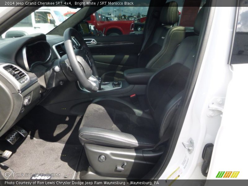 Bright White / SRT Morocco Black 2014 Jeep Grand Cherokee SRT 4x4