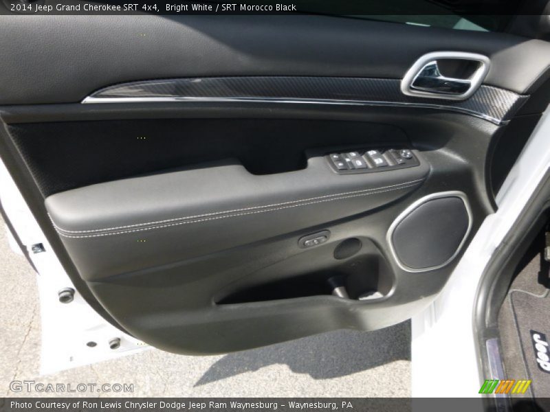 Bright White / SRT Morocco Black 2014 Jeep Grand Cherokee SRT 4x4
