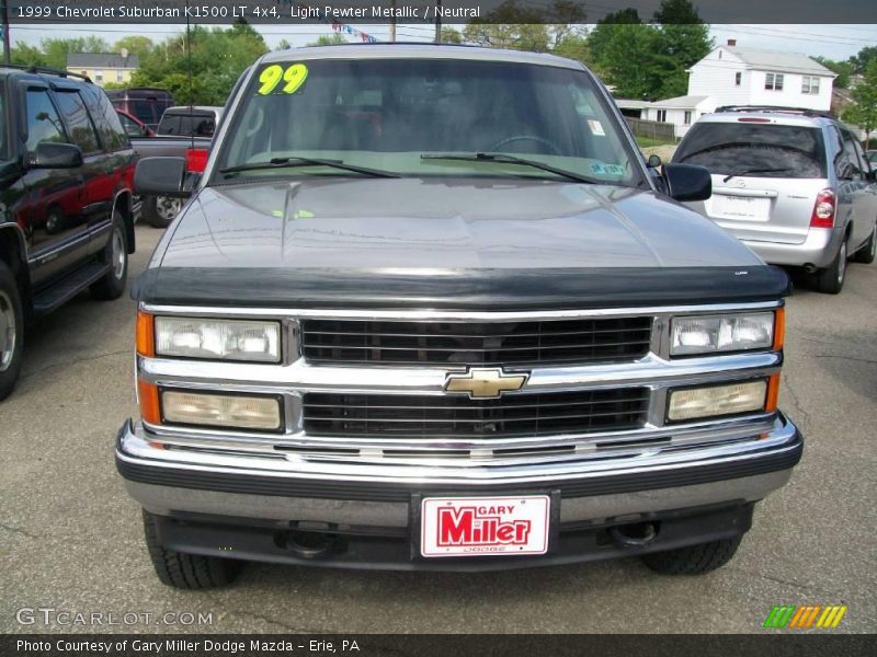 Light Pewter Metallic / Neutral 1999 Chevrolet Suburban K1500 LT 4x4