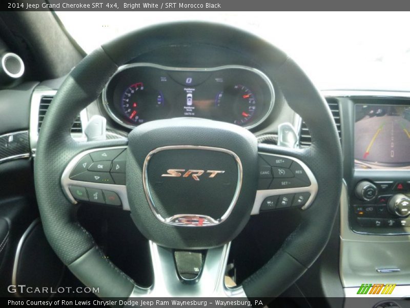 Bright White / SRT Morocco Black 2014 Jeep Grand Cherokee SRT 4x4