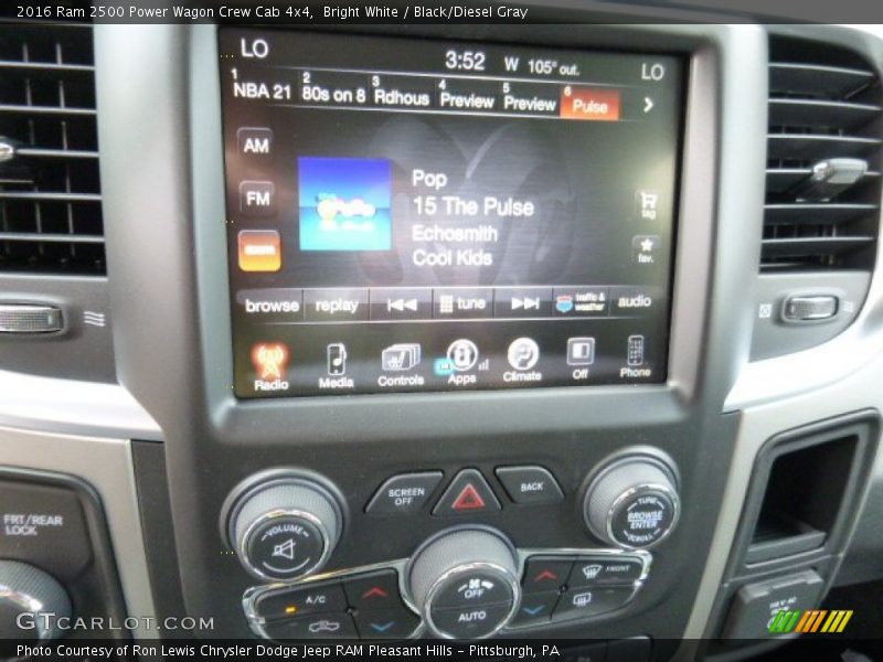 Bright White / Black/Diesel Gray 2016 Ram 2500 Power Wagon Crew Cab 4x4