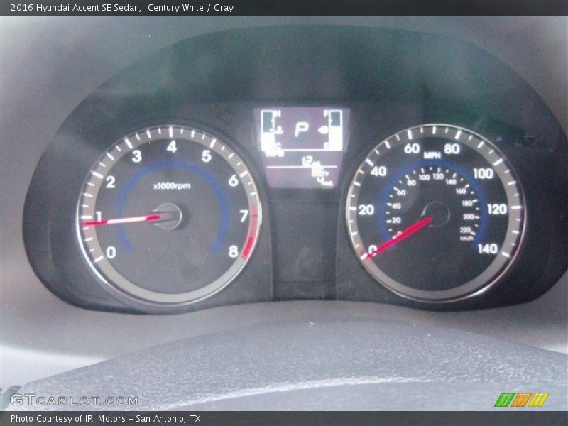 Century White / Gray 2016 Hyundai Accent SE Sedan