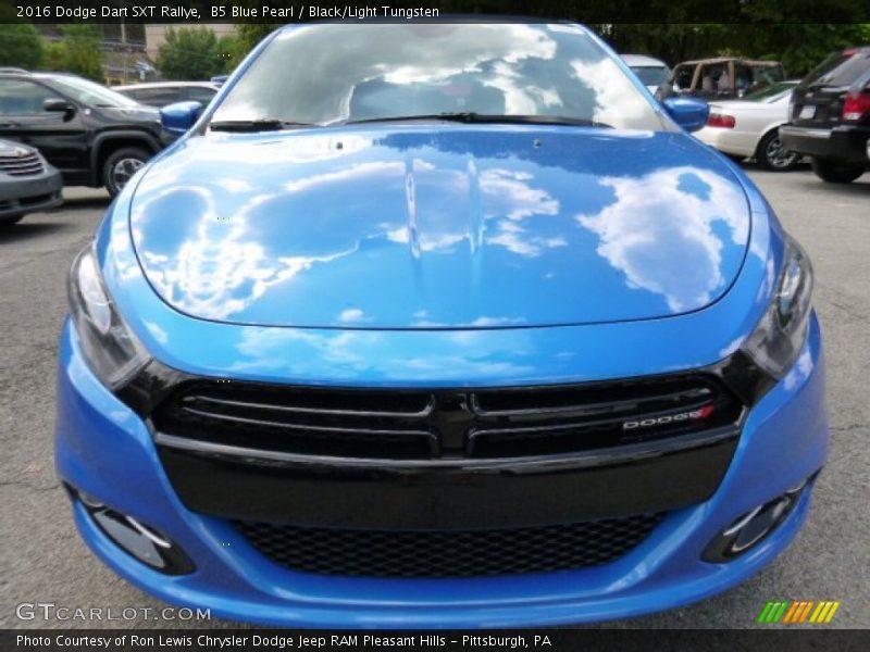 B5 Blue Pearl / Black/Light Tungsten 2016 Dodge Dart SXT Rallye
