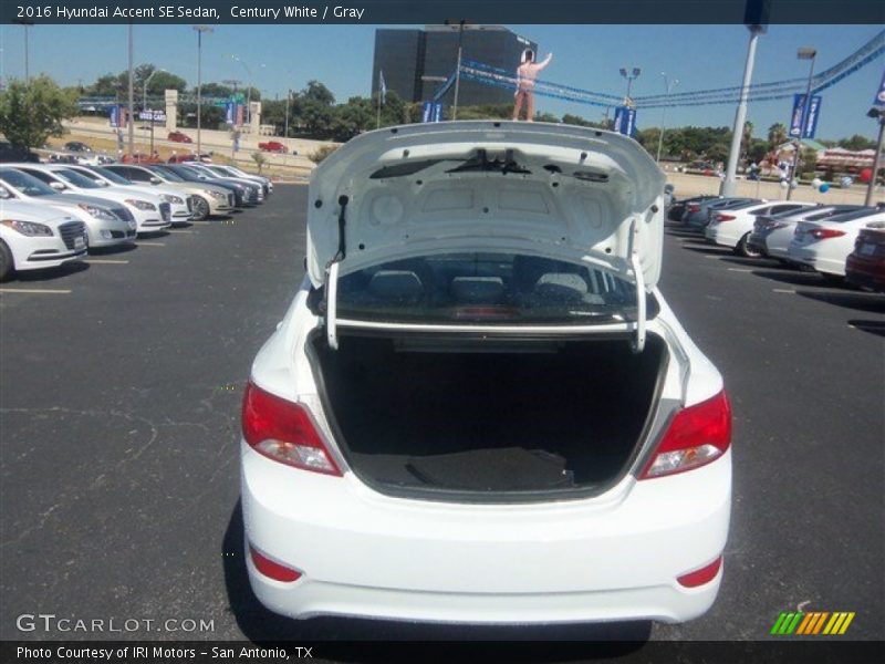 Century White / Gray 2016 Hyundai Accent SE Sedan
