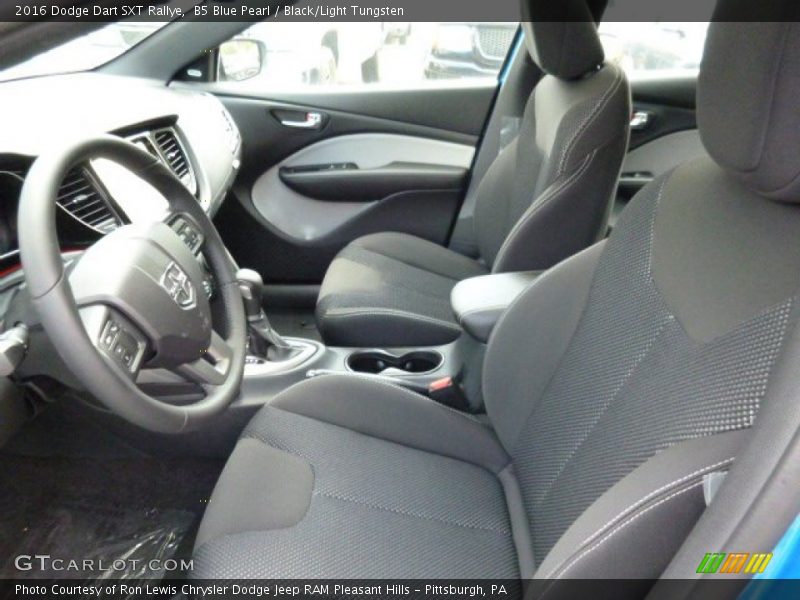 B5 Blue Pearl / Black/Light Tungsten 2016 Dodge Dart SXT Rallye