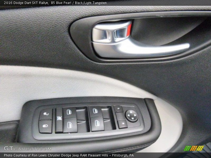 B5 Blue Pearl / Black/Light Tungsten 2016 Dodge Dart SXT Rallye