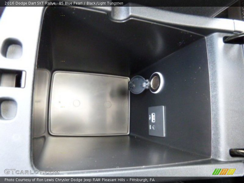 B5 Blue Pearl / Black/Light Tungsten 2016 Dodge Dart SXT Rallye