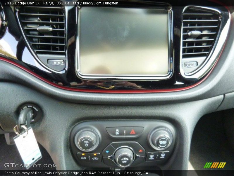 B5 Blue Pearl / Black/Light Tungsten 2016 Dodge Dart SXT Rallye