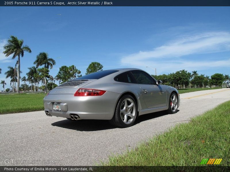 Arctic Silver Metallic / Black 2005 Porsche 911 Carrera S Coupe