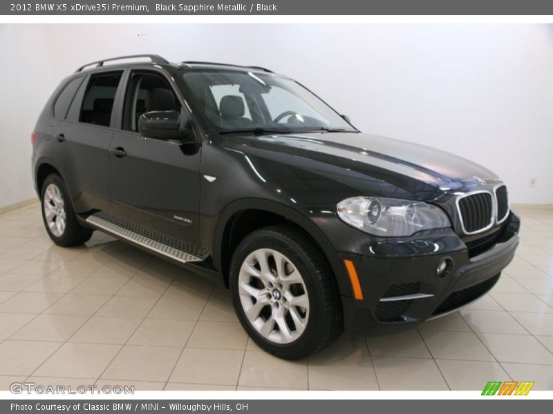 Black Sapphire Metallic / Black 2012 BMW X5 xDrive35i Premium