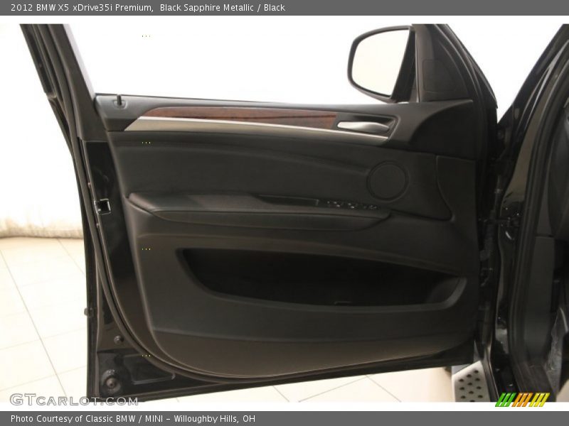Black Sapphire Metallic / Black 2012 BMW X5 xDrive35i Premium