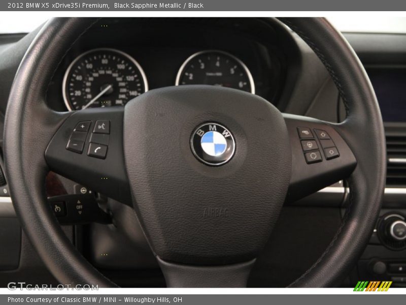 Black Sapphire Metallic / Black 2012 BMW X5 xDrive35i Premium