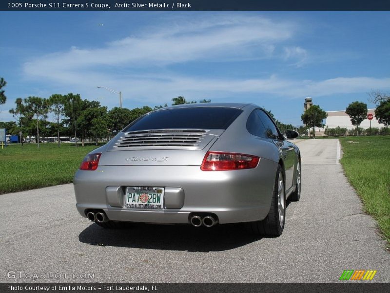 Arctic Silver Metallic / Black 2005 Porsche 911 Carrera S Coupe
