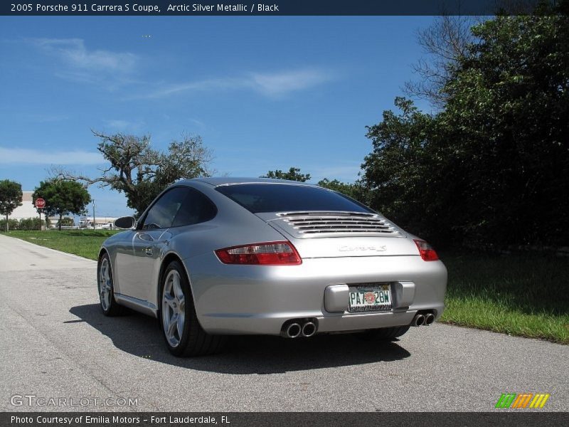 Arctic Silver Metallic / Black 2005 Porsche 911 Carrera S Coupe