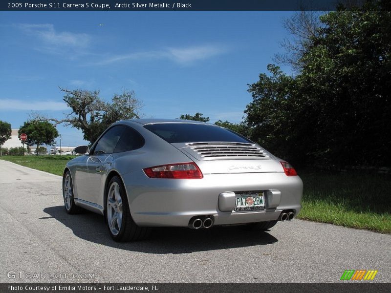 Arctic Silver Metallic / Black 2005 Porsche 911 Carrera S Coupe