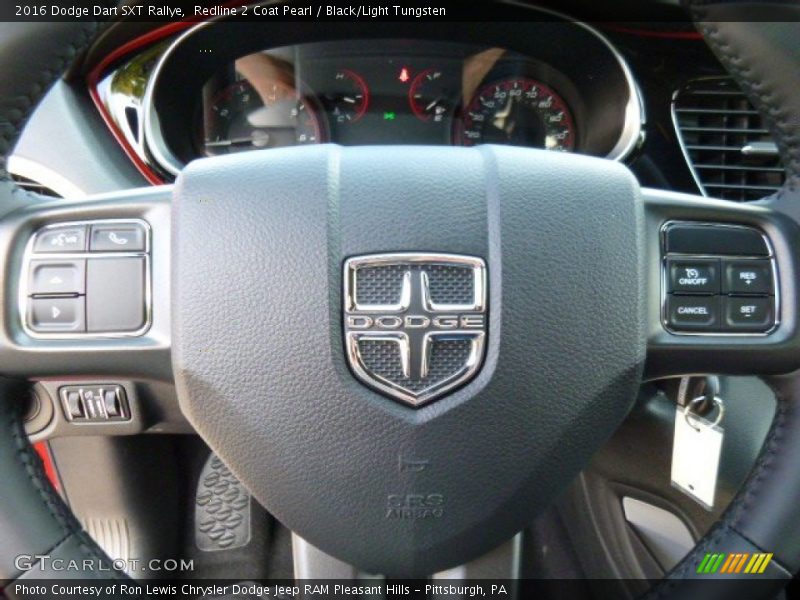 Redline 2 Coat Pearl / Black/Light Tungsten 2016 Dodge Dart SXT Rallye