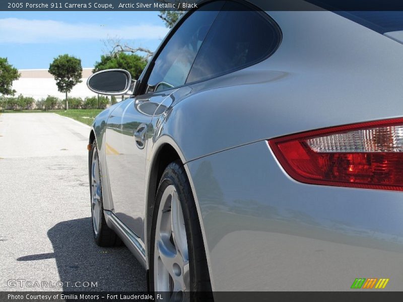 Arctic Silver Metallic / Black 2005 Porsche 911 Carrera S Coupe