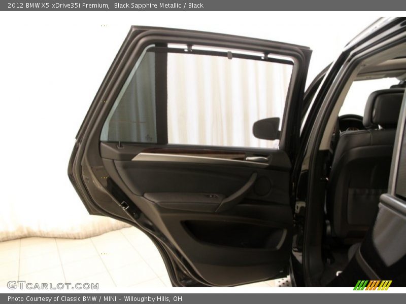 Black Sapphire Metallic / Black 2012 BMW X5 xDrive35i Premium