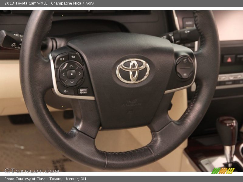 Champagne Mica / Ivory 2013 Toyota Camry XLE