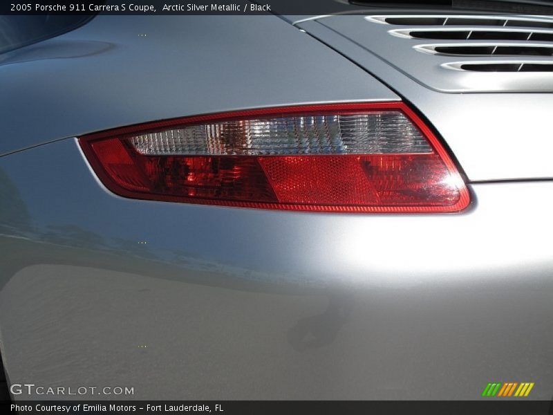 Arctic Silver Metallic / Black 2005 Porsche 911 Carrera S Coupe