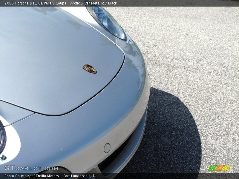 Arctic Silver Metallic / Black 2005 Porsche 911 Carrera S Coupe