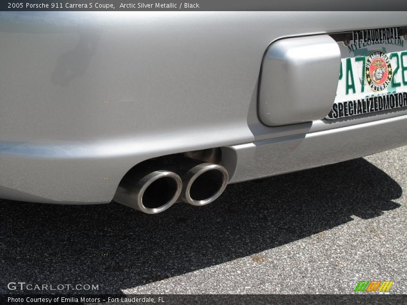 Arctic Silver Metallic / Black 2005 Porsche 911 Carrera S Coupe
