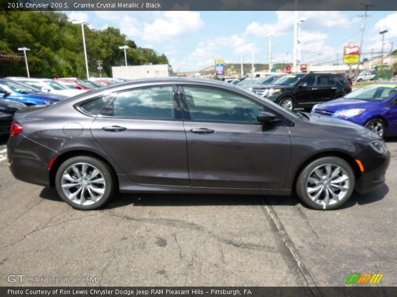 Granite Crystal Metallic / Black 2016 Chrysler 200 S