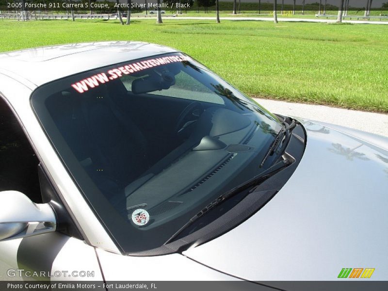 Arctic Silver Metallic / Black 2005 Porsche 911 Carrera S Coupe